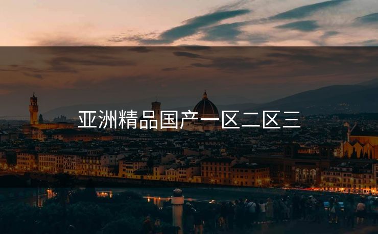 亚洲精品国产一区二区三