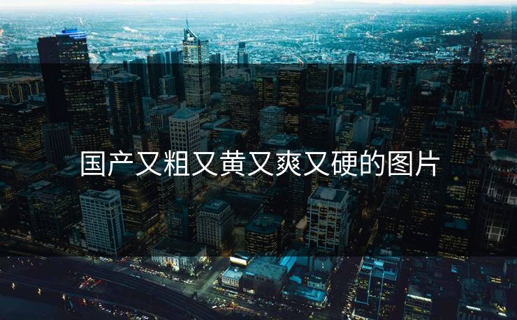 国产又粗又黄又爽又硬的图片