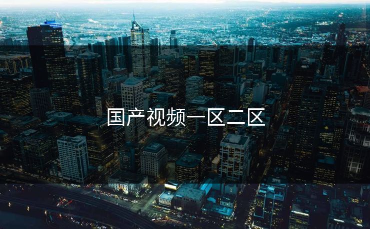 国产视频一区二区